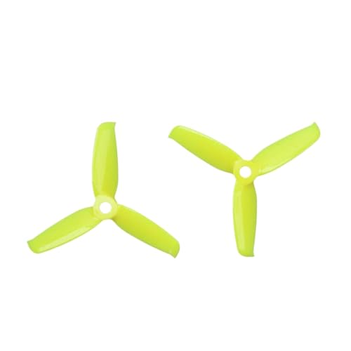 3052 3 Zoll Propeller 2 Paare in 6 Farben kompatibel mit FPV -Motoren 1306 bis 1806 CW CCW(Yellow 2pair) von DPLBAZHC