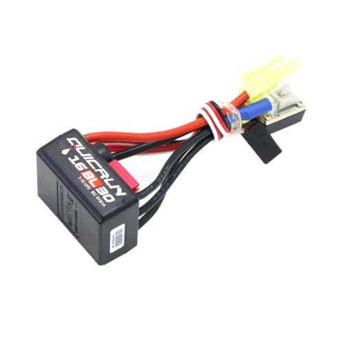 30a bürstenloser Esc Speed ​​Controller Kompatibel mit 1/16 RC-Autos, die mit Quicrun WP-16BL30 kompatibel sind(Mini Tamiya Plug) von DPLBAZHC