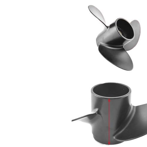 3R1W64516-0 Marinepropeller kompatibel mit 4 PS 5 PS 6 PS Außenborder Aluminiumschraube 3 12 Spline Motor Teil 7,8x8 von DPLBAZHC