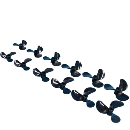 4 mm RC -Boot DREI Paddel -Nylonpropeller Kompatibel mit Positive und umgekehrte Rotation kompatibel mit D28 32 36 40 44 48 mm(ReverseD32For4mm) von DPLBAZHC
