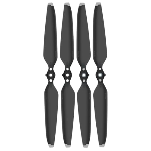 4 oder 8 Stücke Schnellveröffentlichung Propeller kompatibel mit 3 Pro 3 Cine 3 Classic 9453f Faltbare Lüfter Drohnenzubehör(Black Silver 4pcs) von DPLBAZHC