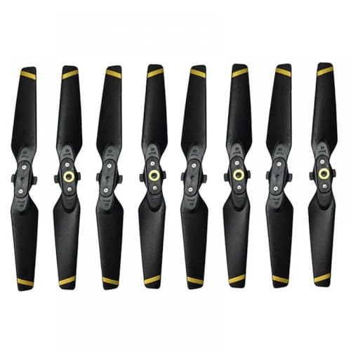 4730f Ersatzpropeller Kompatibel mit Spark Drone Schnellfreisetzungsklapper CCW 4 Paare Universalzubehör(Golden Stripe) von DPLBAZHC