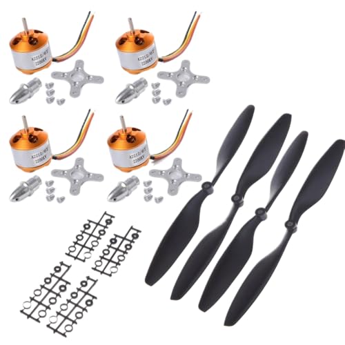 4Set XXD A2212/13T 2200 kV 1000 kV bürstenloser Motor mit 4 x 1045 10x4.5 Propeller Kompatibel mit kompatible RC F450 F550 MWC Multicopter 4Set XXD A2212/13T 2200 kV 1000 kV bürstenloser Motor mit 4 x 1045 10x4.5 Propeller Kompatibel mit kompatible RC F450 F550 MWC Multicopter von DPLBAZHC