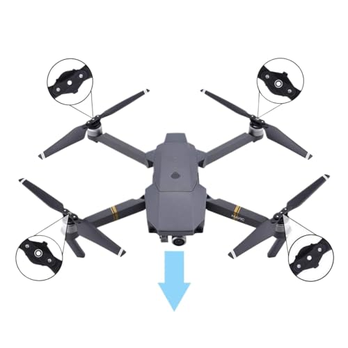 4pcs Folding -Propeller kompatibel mit Pro Drone Schnellfreisetzer Ersatzprops CW CCW Ersatzteile Zubehör von DPLBAZHC