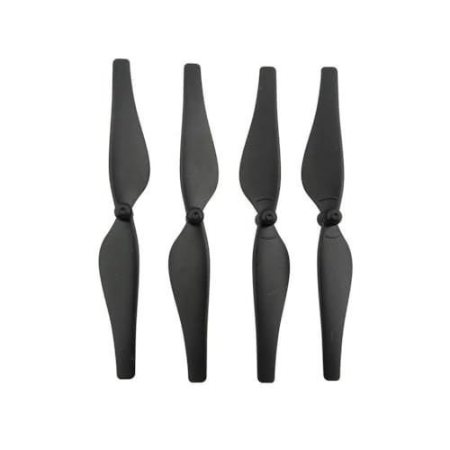 4pcs farbenfrohe Propeller für HD -Luftfotografie -Drohnen kompatibel mit Puzzle -RC -Flugzeugen(4PCS Black Blade) von DPLBAZHC