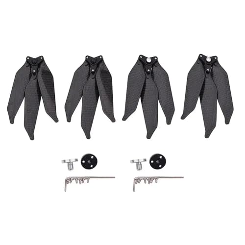 4pcs niedriger Rausch-Selbstverschluss Kohlefaser 9455s DREI Propeller mit Basis für kompatible Drohnen von DPLBAZHC