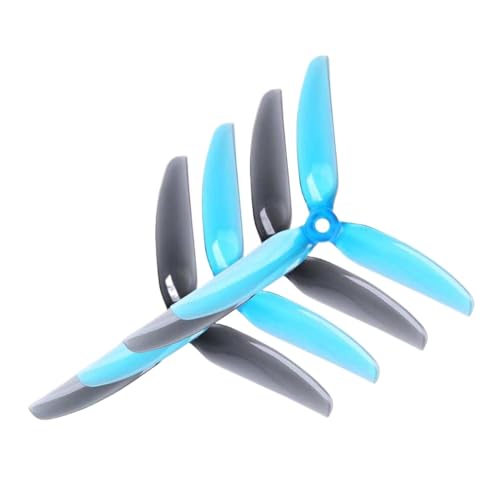 5 Zoll 3 Tri -Propeller -Requisite mit FPV -Modell 5x4.3x3 V2S 5043 kompatibel(8pcs Crystal Grey) von DPLBAZHC