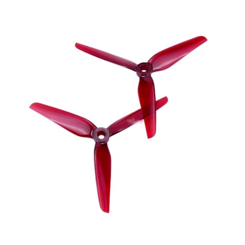 5 Zoll rot 3 Propeller kompatibel mit Manta 5 Pro FPV Drohnenzubehör 5.1x3.8x3cm(8Pairs red) von DPLBAZHC