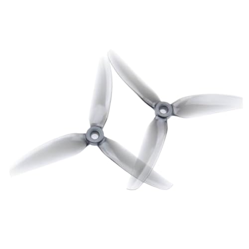 5x4.3x3 Propeller Kompatibel mit 5 Zoll RC FPV Racing- und Freestyle -Drohnen 4 bis 6 Paare kompatible Ersatz -DIY -Teile(4pairs Grey) von DPLBAZHC