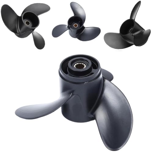 7,8-Zoll-Aluminium-Außenborder-Propeller, kompatibel mit 4-6 PS-Außenbordmotoren Bootsteile 7,8-Zoll-Aluminium-Außenborder-Propeller, kompatibel mit 4-6 PS-Außenbordmotoren Bootsteile von DPLBAZHC