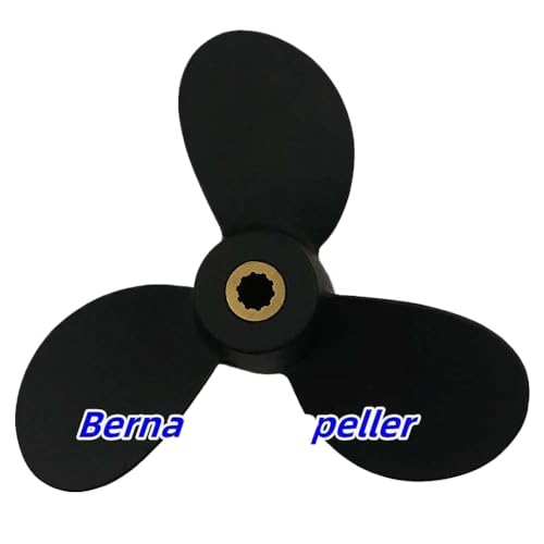 7.5x7 Propeller Kompatibel mit Außenbordmotoren 4-6 Aluminium 3- Schraube mit 10 Zahnspline RH von DPLBAZHC