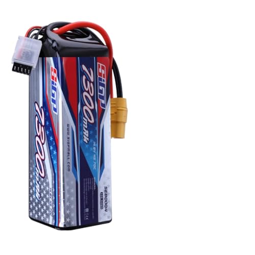 7300mah 70c 14,8 V Soft Pack Lipo mit XT90 -Stecker kompatibel mit RC Trucks Cars Truggies Buggies und Rennhobbyfahrzeuge 7300mah 70c 14,8 V Soft Pack Lipo mit XT90 -Stecker kompatibel mit RC Trucks Cars Truggies Buggies und Rennhobbyfahrzeuge von DPLBAZHC