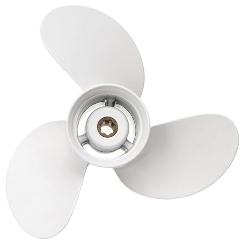 8 1/2 x 7 1/2 Bootspropeller 3 Aluminium für 6-8 PS-Außenbordermotor kompatibel mit R-Rotation 7 Spline-Werkzeug 8 1/2 x 7 1/2 Bootspropeller 3 Aluminium für 6-8 PS-Außenbordermotor kompatibel mit R-Rotation 7 Spline-Werkzeug von DPLBAZHC