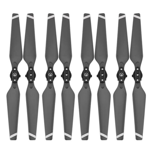 8 Pack 8330 Propeller Kompatibel mit kompatible Pro -Drohnen -Falten -Schnellfreisetzungen CW CCW -Zubehör(8pcs White Edge) von DPLBAZHC