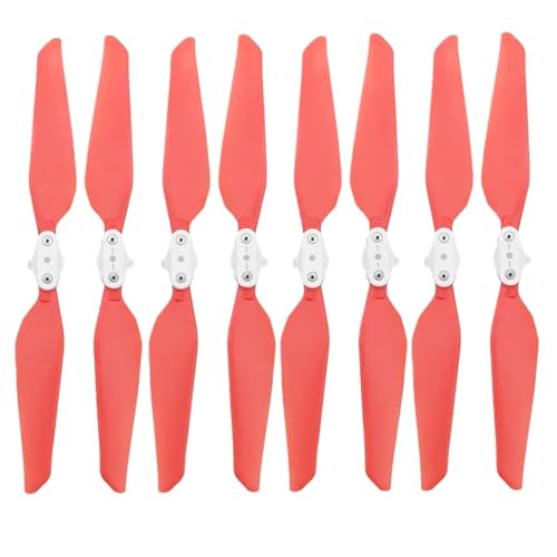 8 Pack -Schnellfreisetzungen Faltbare Propeller -Kompatibel mit X8 SE 2020 RC Quadcopter -Zubehör(Red) von DPLBAZHC