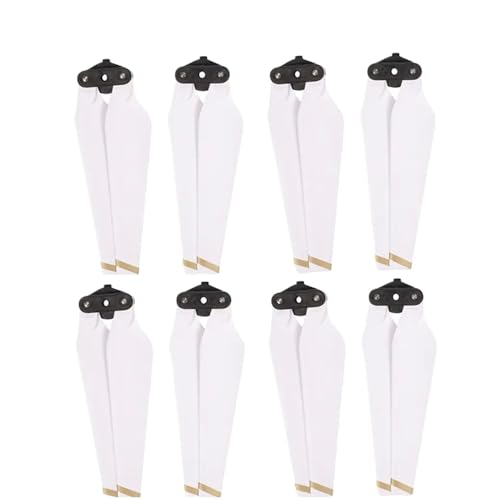 8330F-Drohnen-Propeller Kompatibel mit pro kompatible kompatible Schnellfalt-Falten-Ersatzzubehör 4/8 PCs(8330F White 8pcs) von DPLBAZHC