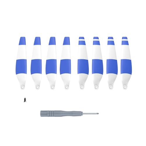 8PCS -Ersatz -Propeller, kompatibel mit 3 6030F Faltbares Drohnen -Schnellfreisetzungszubehör(Blue) von DPLBAZHC