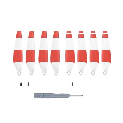 8PCS -Ersatz -Propeller, kompatibel mit 3 6030F Faltbares Drohnen -Schnellfreisetzungszubehör(Red) von DPLBAZHC