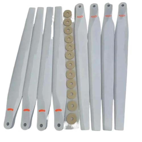 8pcs 5627 Nylon Kohlefaser -Propeller CW CCW mit MAT Kompatibel mit kompatible Agras T60 Drohnenzubehör(White) von DPLBAZHC