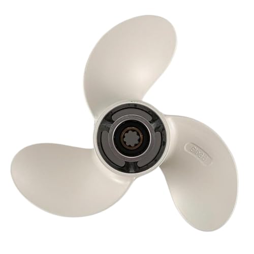 9 1/4 x 9-J Ersatz Aluminium 3 Propeller kompatibel mit Außenbordmotoren 9,9 bis 15 PS 9 1/4 x 9-J Ersatz Aluminium 3 Propeller kompatibel mit Außenbordmotoren 9,9 bis 15 PS von DPLBAZHC