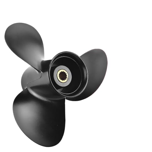 9.25x11 Außenborderpropeller Kompatibel mit kompatible 9,9 PS 15 PS 20 PS Boot Aluminium 3 14 Spline Marine Motor -Komponente von DPLBAZHC