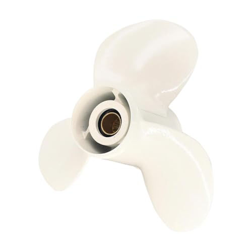 Aluminiumpropeller 11-1/8x13 für 30-60 PS-Außenbordmotoren kompatibel mit 13 Spline RH 69W-45945-00-00 663-45945-02-EL von DPLBAZHC
