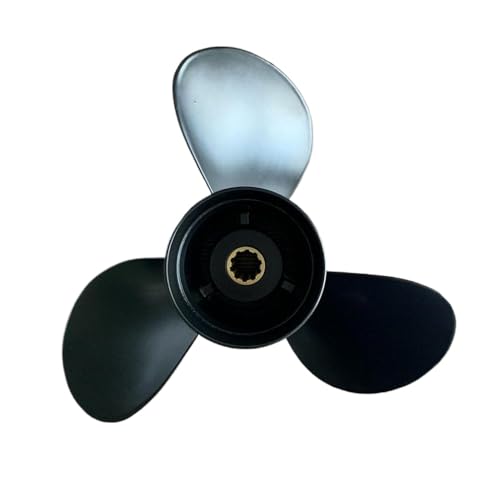Aluminiumpropeller für 25-30 PS Außenbordboot-Motoren kompatibel mit 9,9x13 Aluminiumpropeller für 25-30 PS Außenbordboot-Motoren kompatibel mit 9,9x13 von DPLBAZHC
