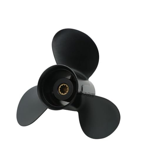 Außenbordmotorpropeller 9.9x12 kompatibel mit 25 PS 30 PS-Modellen MFS25B MFS30B Aluminium 10 Zahn 3R0B64525-0 Außenbordmotorpropeller 9.9x12 kompatibel mit 25 PS 30 PS-Modellen MFS25B MFS30B Aluminium 10 Zahn 3R0B64525-0 von DPLBAZHC