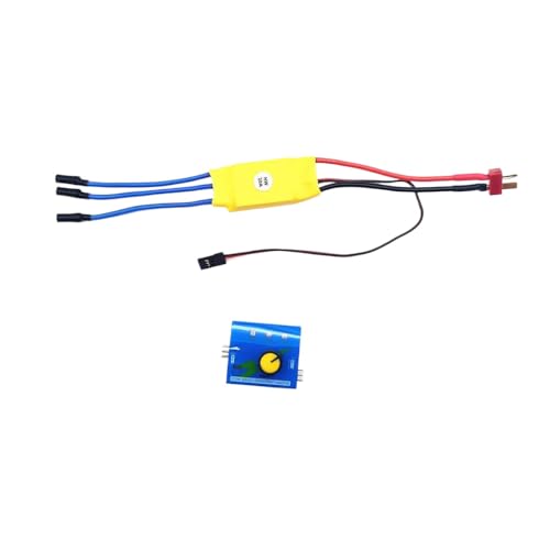 Bürstenloser Motor A2212 1400KV 2200KV 30A 40A ESC -kompatibel mit RC Fixed Flügelhubschrauber und kleinen Ventilatoren wie SU27 KT mit 6040 8060 Propeller(30A ESC Tester) von DPLBAZHC