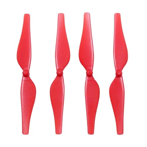 Bunte Drohnen -Propeller -Ersatzteile 2 Paare kompatibeles Zubehör(Red) von DPLBAZHC