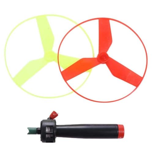 Bunte Pull String Flying Disc Helicopter Outdoor Propeller Spielzeug Kompatibel mit Gartenspaß Bunte Pull String Flying Disc Helicopter Outdoor Propeller Spielzeug Kompatibel mit Gartenspaß von DPLBAZHC