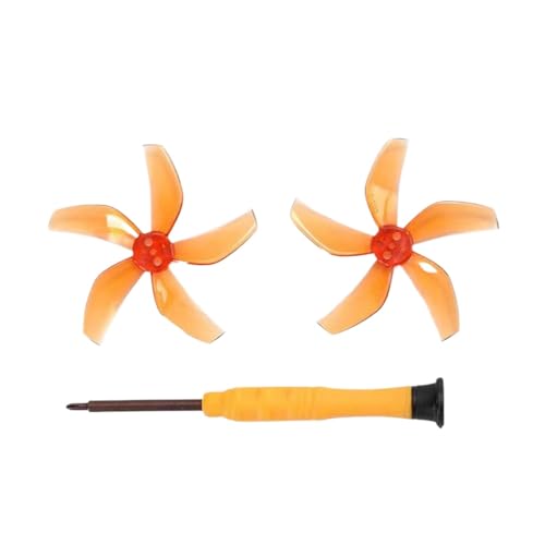 Buntes Schnellveröffentlichungspropeller Kompatibel mit NEO-kompatible Low-Noise-Drohnenzubehör 1/2 Paare(1 Pair Orange) von DPLBAZHC