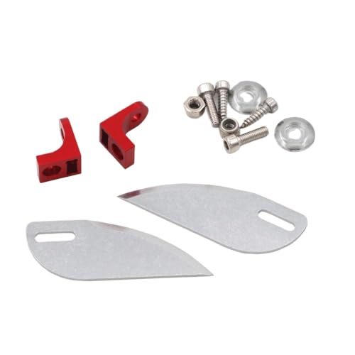 CNC Metalllenker Ruder Propeller Drehen Flossen Trimmklappen Welle kompatibel mit UDI903 UDI005 Udirc RC -Bootsteile Upgrade(Turn fins) von DPLBAZHC