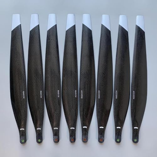 Carbon -Faserfalt -Propeller Kompatibel mit Drohnen der T40 T50 -Serie CW CCW kompatibel mit landwirtschaftlichen Anwendungen 3 Stiloptionen(8pcs Polished-A) von DPLBAZHC