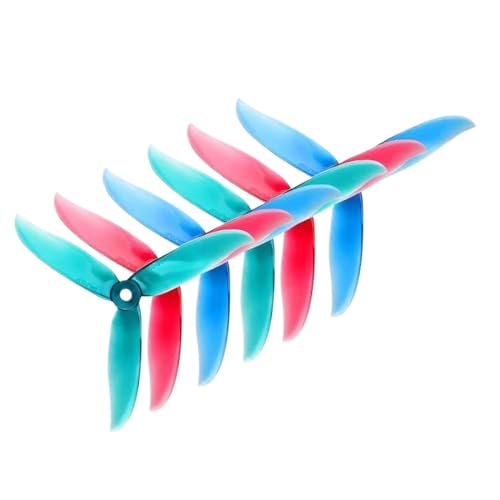 Dalprop Cyclon T5045C Pro 5045 5x4.5x3 Propeller Kompatibel mit kompatible RC -FPV -Rennsport- und Freestyle -Drohnen 5 Zoll 4S 6s(30Pairs Mix Color) von DPLBAZHC