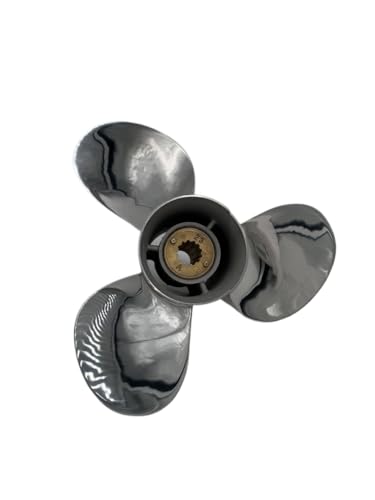 Edelstahl 10 1/4x16 Bootspropeller 3 kompatibel mit 25 PS bis 40 PS 13 Zahn Rechte Hand 10.25x16 von DPLBAZHC