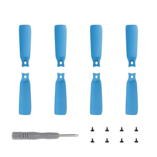 Ersatzpropeller -Set Kompatibel mit kompatible Flip -Drohne Leichtfarbige Paddel -Drohnenzubehör(Blue) von DPLBAZHC