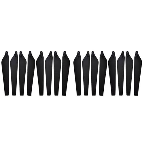Faltbar 28 Zoll Kohlenstoffpropeller CW CCW Kompatibel mit Multicopter -Zubehör kompatibel mit E5000 EVO -Reparatur(Black Props 16pcs) von DPLBAZHC