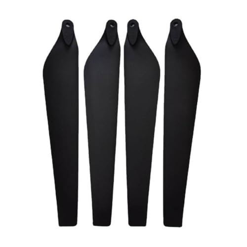 Faltbar 28 Zoll Kohlenstoffpropeller CW CCW Kompatibel mit Multicopter -Zubehör kompatibel mit E5000 EVO -Reparatur(Black Props 4pcs) von DPLBAZHC