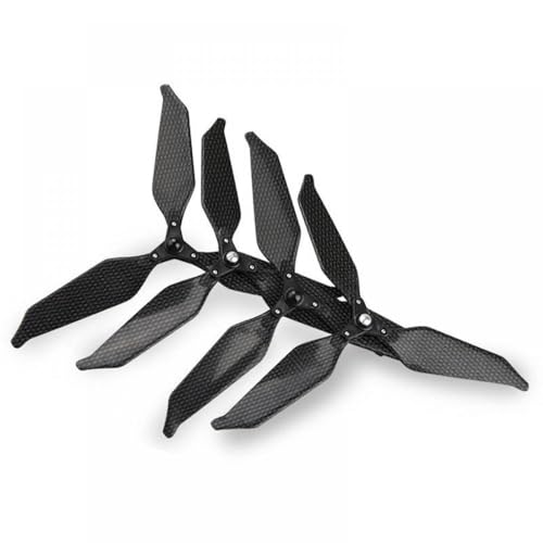 Faltbare Kohlefaser -Propeller mit niedrigem Rauschen 4PCs kompatibel mit Phantom 3 Advanced Professional Standard Drohnen von DPLBAZHC