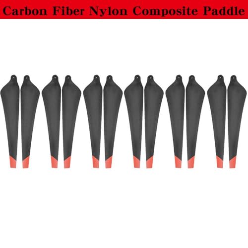 Faltpaddel -Propeller Kompatibel mit Landwirtschaft Drohnen kompatibel mit T30 CW CCW Carbonfaser Nylon -Mischungsreparaturteile(3820 Props 12pcs) von DPLBAZHC
