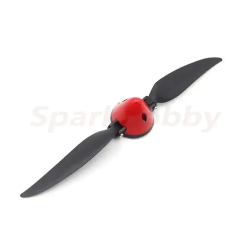 Faltpropeller und Spinner Kompatibel mit ASW28 -kompatible 1060 10x6 Propeller mit 3,17 mm 4mm Spinnerteilen(1 PC 3.17mm) von DPLBAZHC