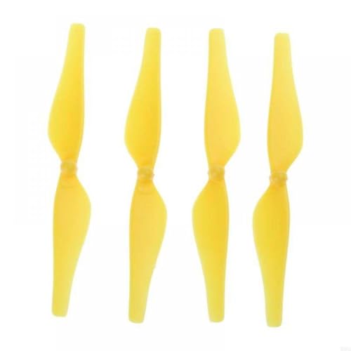 Farbenfrohe Ersatzpropeller Kompatibel mit Drohnenzubehör kompatibel mit H8WA 2 Pack(Yellow) von DPLBAZHC