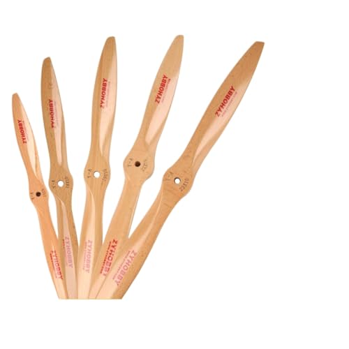 Holzpropeller Kompatibel mit RC -Flugzeug kompatibel mit 20x8 22x8 22x10 Größen(22X10 CCW) von DPLBAZHC
