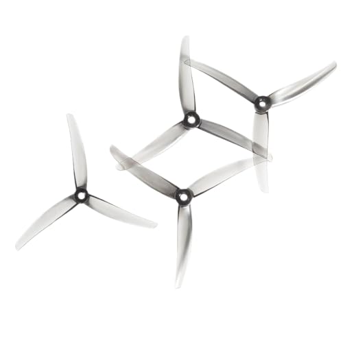 Juicy Prop J40 5.1x4x3 Grau CW CCW Polycarbonat Propeller kompatibel mit FPV RC Racing -Drohnen, die in 4PCS 20pcs 40PCS -Optionen erhältlich sind(40PCS Grey Prop) von DPLBAZHC