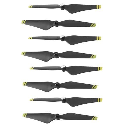 Kompatible 9450 Propeller -Set für die Phantom 3 -Drohnenserie, einschließlich fortschrittlicher Standard -Pro -SE- und Vision -Modelle Ersatz -Drohnenzubehör(Black Gold 8pcs) von DPLBAZHC