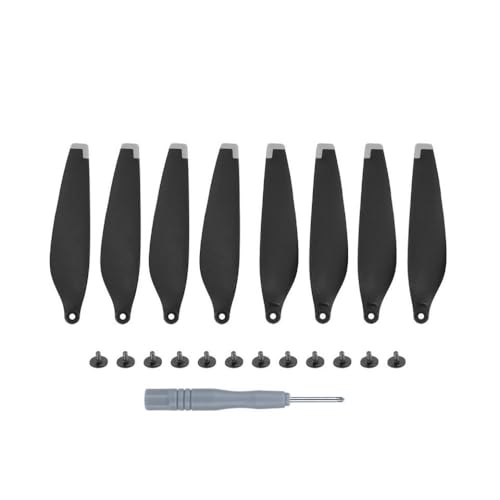 Kompatible Ersatzpropeller für 3 Pro 4 Pro 8pcs niedrige Rausch -Schnellfreisetzungs -Drohnenzubehör(8pcs Sliver) von DPLBAZHC