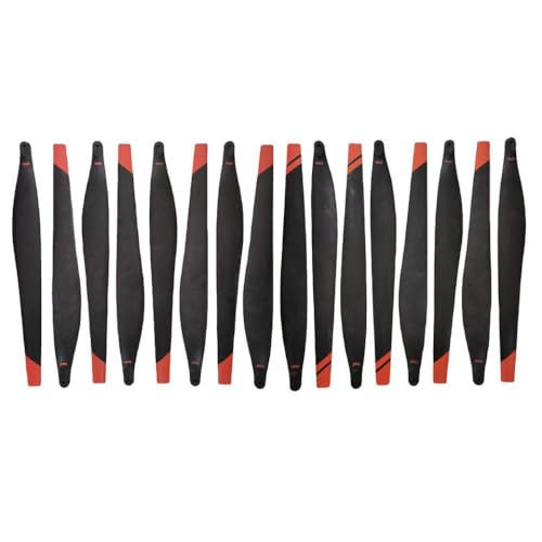 Kompatible T40 T50 Carbonfaser -Nylon -Paddelpropeller CW CCW für landwirtschaftliche Pflanzenreparaturen Ersatz obere untere Teile(T50 Black 16 pcs) von DPLBAZHC