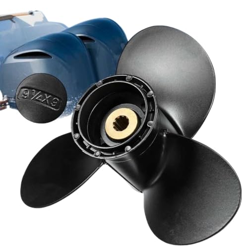 Kompatibler Außenborderpropeller 58100-93723-019 Kompatibel mit 8-20 PS-Motoren 9 1/4 x 9 Aluminium 3 10 Spline-Rotation Kompatibler Außenborderpropeller 58100-93723-019 Kompatibel mit 8-20 PS-Motoren 9 1/4 x 9 Aluminium 3 10 Spline-Rotation von DPLBAZHC