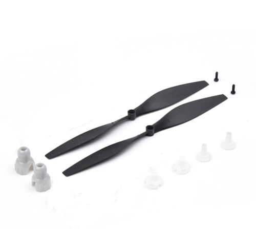Kompatibler Propeller, der Kompatibel mit Volantex F4U 761-8 und T28 761-9 mit Propellersparbasis P7610804 eingestellt ist(Set for 2 with Base) von DPLBAZHC
